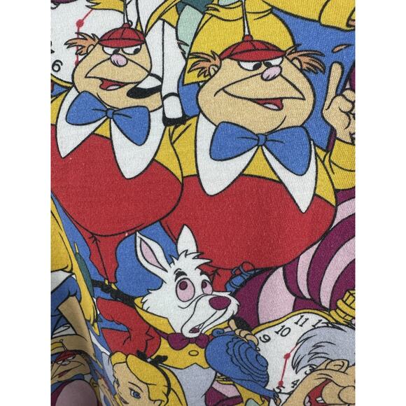Cakeworthy x Disney x Alice In Wonderland Character Collage Cotton T-Shirt XL - Picture 6 of 15